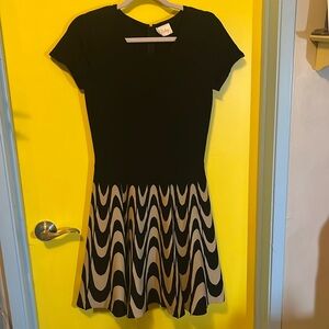 Black and tan Parker dress
